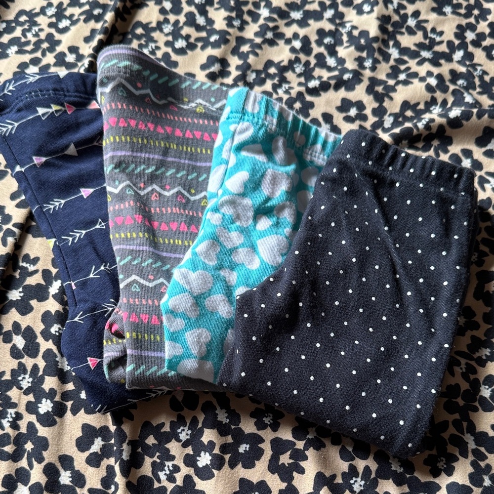 Colorful Patterned Leggings Set